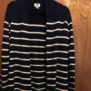 Old navy open front long line sweater